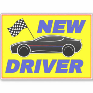Modern Nieuw Rijbewijs Bord Voor Auto's - Rijschoo Sticker