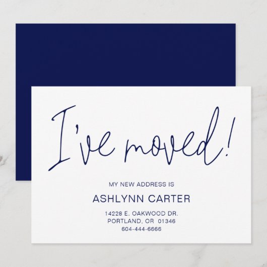 Modern nieuw startpunt aankondiging (Voorkant / Achterkant)