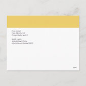 Modern nieuw thuisadres verplaatst feestdagenkaart (Achterkant)