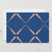 Modern Nieuwe Speler van het Jaar Foto Honkbal Ver Kaart (Achterkant)