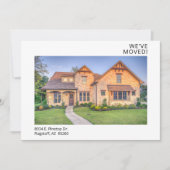 Modern Nieuwe Thuis Foto Aankondiging (Voorkant)