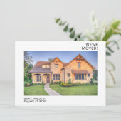 Modern Nieuwe Thuis Foto Aankondiging (Staand voorkant)