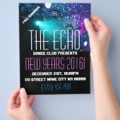 Modern Nieuwjaarsfeest Flyer (Hand)