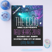 Modern Nieuwjaarsfeest Flyer (Enkel)