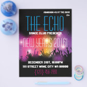 Modern Nieuwjaarsfeest Flyer (Enkel)
