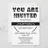 Modern Ninja Kind Warrior Silhouette Verjaardagsfe Kaart (Voorkant)