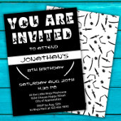 Modern Ninja Kind Warrior Silhouette Verjaardagsfe Kaart