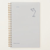 Modern Nocturnal Scholar Aesthetic/Night Lamp Planner (Voorkant)