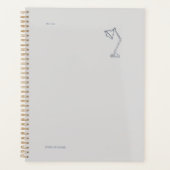 Modern Nocturnal Scholar Aesthetic/Night lamp Planner (Voorkant)