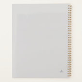 Modern Nocturnal Scholar Aesthetic/Night lamp Planner (Achterkant)