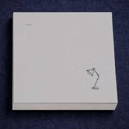 Modern Nocturnal Scholar Aesthetic/Night Lamp Post-it® Notes