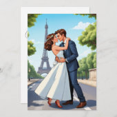 Modern, nog lang en gelukkig na de ontvangst van h kaart (Voorkant / Achterkant)