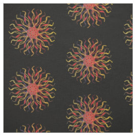 Modern & Non-traditional Mandala in Multicolored Stof
