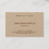 Modern Noodlijdend Tekstbedrijf Elegante Sjabloon Visitekaartje (Achterkant)