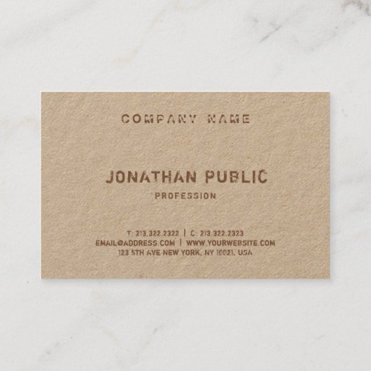 Modern Noodlijdend Tekstbedrijf Elegante Sjabloon Visitekaartje (Achterkant)