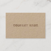 Modern Noodlijdend Tekstbedrijf Elegante Sjabloon Visitekaartje (Voorkant)