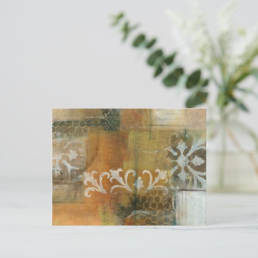 Modern Note II Briefkaart (Staand voorkant)