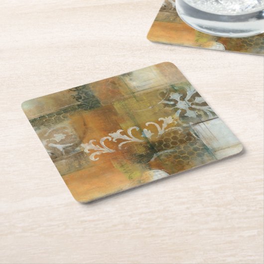 Modern Note II Kartonnen Onderzetters (Schuin)