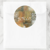 Modern Note II Ronde Sticker (Tas)