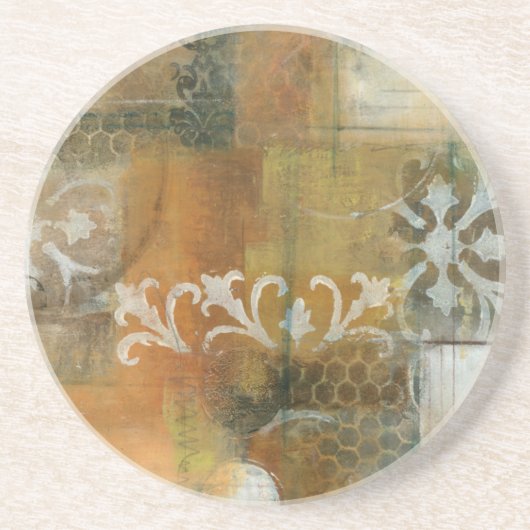 Modern Note II Zandsteen Onderzetter (Voorkant)