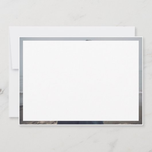 Modern Nothing Fancy Just Love Photo Save the Date (Voorkant)