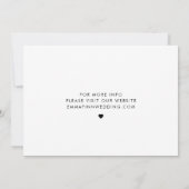 Modern Nothing Fancy Just Love Photo Save the Date (Achterkant)