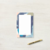 Modern Notitieblok Met Kwaststreken In Meerdere Kl Post-it® Notes (Op bureau)