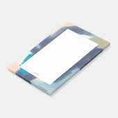 Modern Notitieblok Met Kwaststreken In Meerdere Kl Post-it® Notes (Schuin)