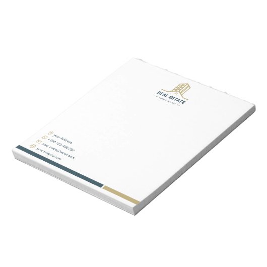 Modern Notitieblok voor Vastgoed (Linkerzijde)