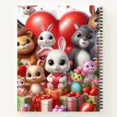 Modern Notitieboek met beesten (Achterkant)