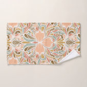 Modern Nouveau Boho Patroon Bad Handdoek (Handdoek)