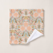 Modern Nouveau Boho Pattern Bad Handdoek (Wasdoekje)