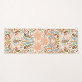 Modern Nouveau Boho Pattern Yogamat (Voorkant (horizontaal))