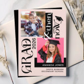 Modern Nu & Dan Afstuderen 2 Foto Aankondiging