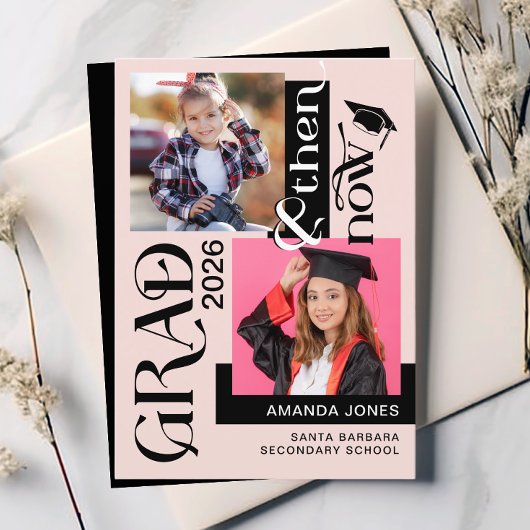 Modern Nu & Dan Afstuderen 2 Foto Aankondiging