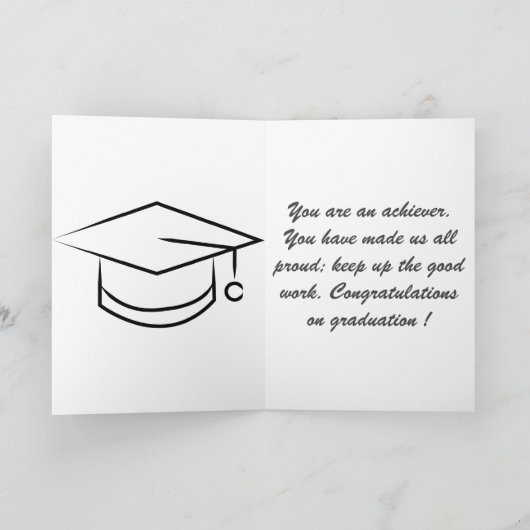 Modern Nurse Afstuderen Kaart (Binnen)