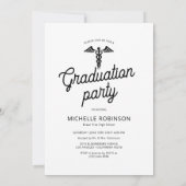 Modern Nursing School afstudeerfeest Kaart (Achterkant)