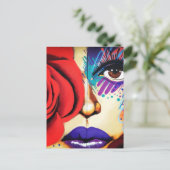 Modern NYC Street Art Briefkaart (Staand voorkant)