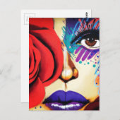 Modern NYC Street Art Briefkaart (Voorkant / Achterkant)