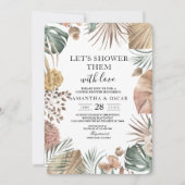 Modern Oasis Waterverf Flowers & Leaves Lijst Kaart (Voorkant)