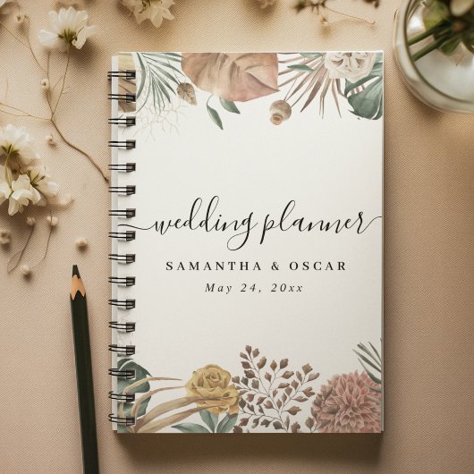 Modern Oasis Waterverf Flowers & Leaves Lijst Planner