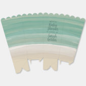 Modern Ocean Beach Baby shower Favor Boxes Bedankdoosjes (Ongevouwen)