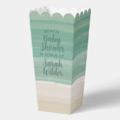 Modern Ocean Beach Baby shower Favor Boxes Bedankdoosjes (Voorkant)