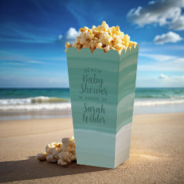 Modern Ocean Beach Baby shower Favor Boxes Bedankdoosjes