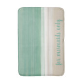 Modern Ocean Beach For Mermaids Only Badmat (Voorkant Verticaal)