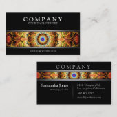 Modern Ochre Mandala Visitekaartje (Voorkant / Achterkant)