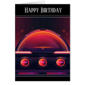 modern odometer Wenskaart (Voorkant)