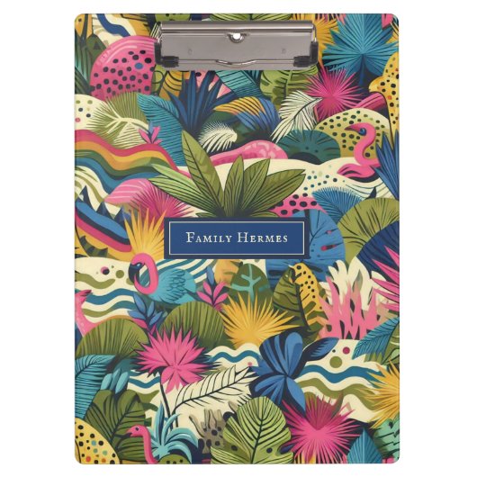 Modern oerwoud Morris kunst Klembord (Voorkant)