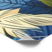 Modern oerwoud Morris kunst Poster (Hoek)