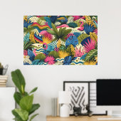 Modern oerwoud Morris kunst Poster (Thuiskantoor)